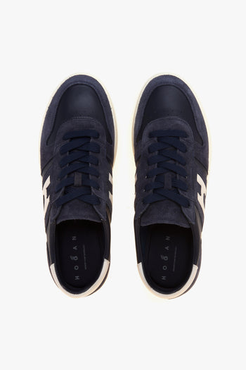 Sneaker H668 H-TV in pelle e camoscio - 5