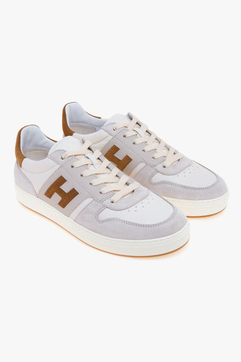Sneaker H668 H-TV in pelle e camoscio - 2