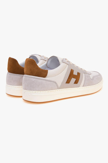 Sneaker H668 H-TV in pelle e camoscio - 3