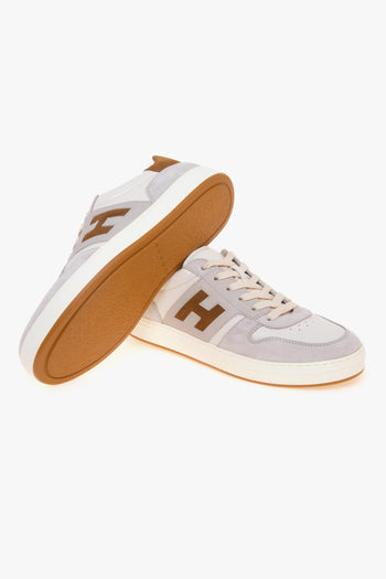 Sneaker H668 H-TV in pelle e camoscio - 4