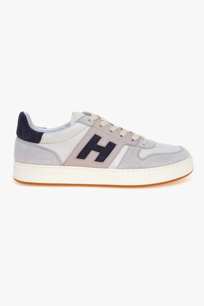Sneaker H668 H-TV in pelle e camoscio