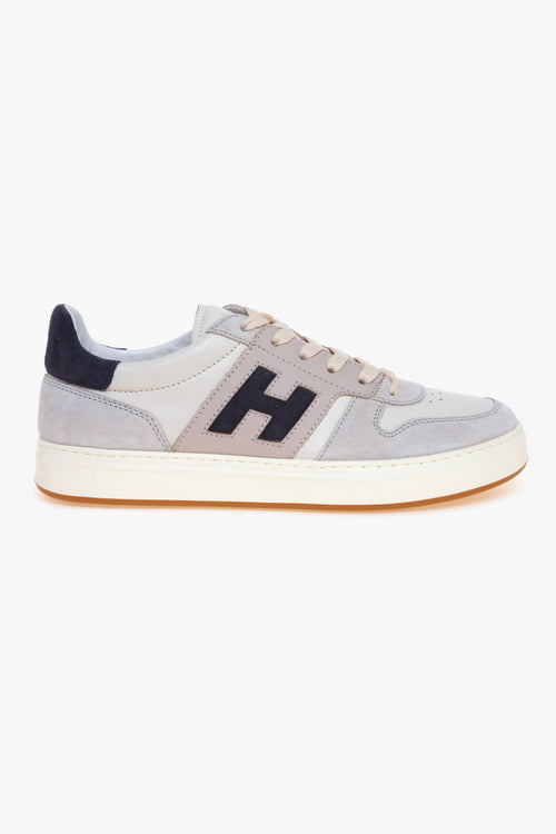 Sneaker H668 H-TV in pelle e camoscio