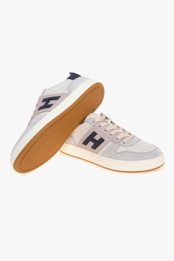 Sneaker H668 H-TV in pelle e camoscio - 4