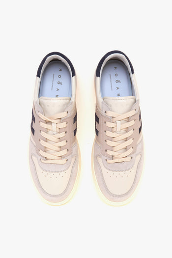 Sneaker H668 H-TV in pelle e camoscio - 5