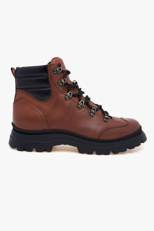 Pedula H692 in pelle spazzolata con suola in gomma