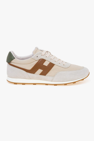 Sneaker H699 Athletic in camoscio e tessuto con inserti in pelle
