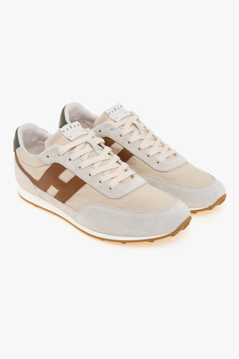Sneaker H699 Athletic in camoscio e tessuto con inserti in pelle - 2