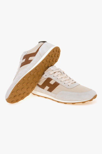 Sneaker H699 Athletic in camoscio e tessuto con inserti in pelle - 4