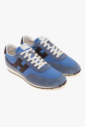 Sneaker H699 Athletic in camoscio e tessuto con inserti in pelle - 2