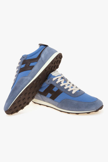 Sneaker H699 Athletic in camoscio e tessuto con inserti in pelle - 4