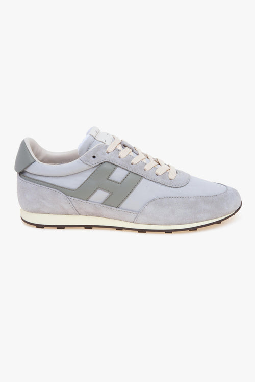 Sneaker H699 Athletic in camoscio e tessuto con inserti in pelle