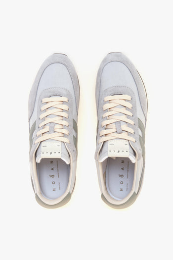 Sneaker H699 Athletic in camoscio e tessuto con inserti in pelle - 5
