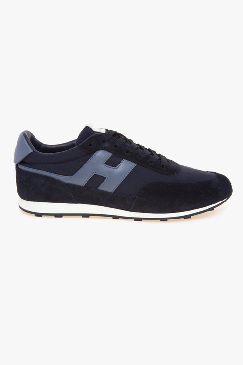 Sneaker H699 Athletic in camoscio e tessuto con inserti in pelle
