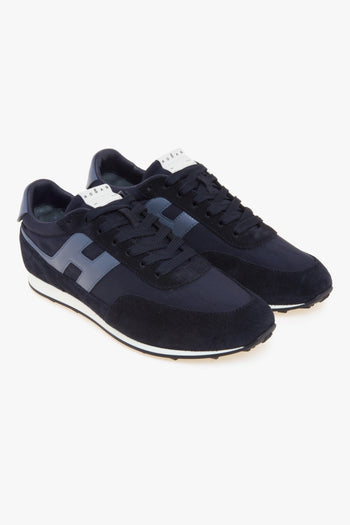 Sneaker H699 Athletic in camoscio e tessuto con inserti in pelle - 2