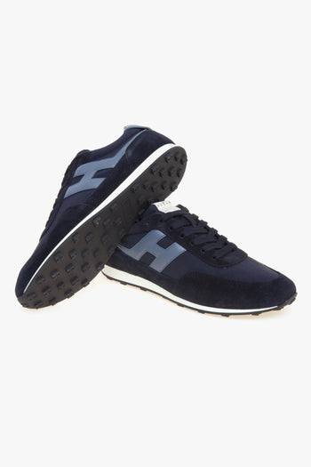 Sneaker H699 Athletic in camoscio e tessuto con inserti in pelle - 4