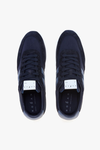 Sneaker H699 Athletic in camoscio e tessuto con inserti in pelle - 5
