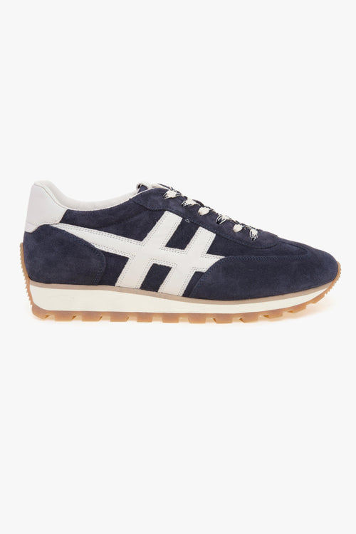 Sneaker H701 in camoscio e pelle