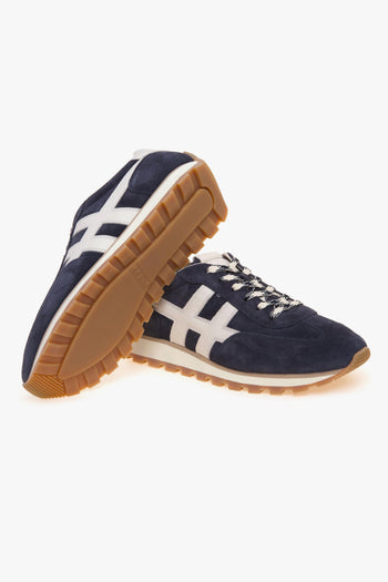 Sneaker H701 in camoscio e pelle - 4