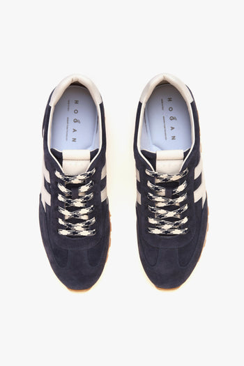 Sneaker H701 in camoscio e pelle - 5