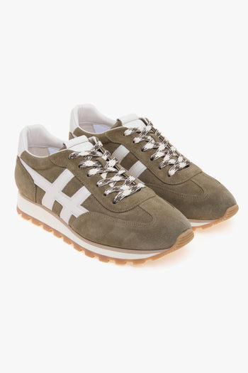 Sneaker H701 in camoscio e pelle - 2