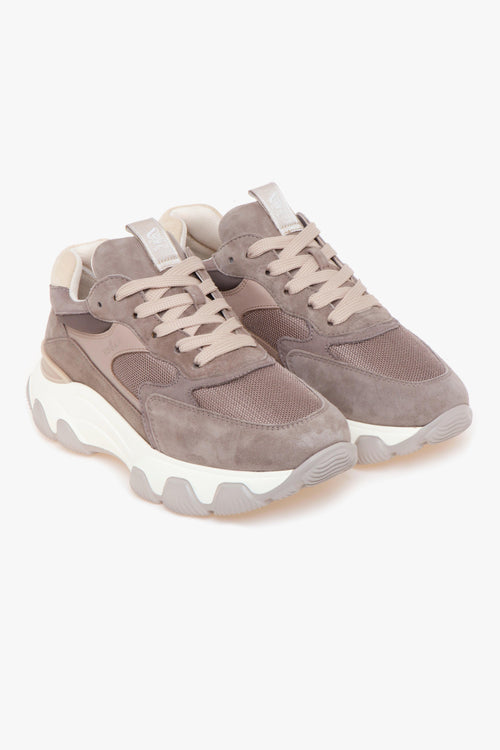 Sneaker Hyperactive in camoscio e pelle - 2