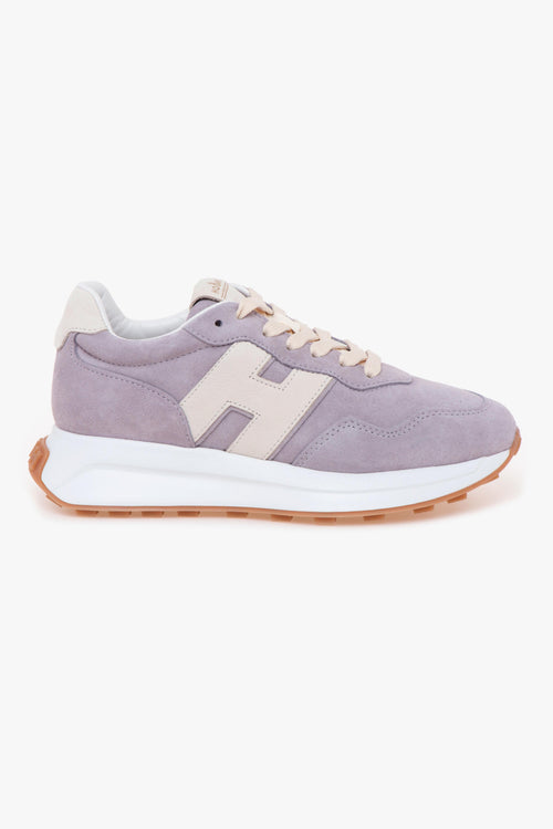 Sneaker H641 in camoscio