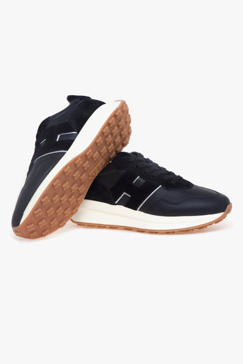 Sneaker H641 in pelle e camoscio - 4