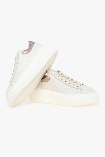 Sneaker H-stripes in pelle - 4