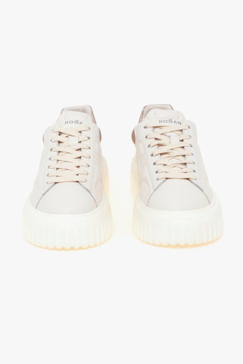 Sneaker H-stripes in pelle - 5