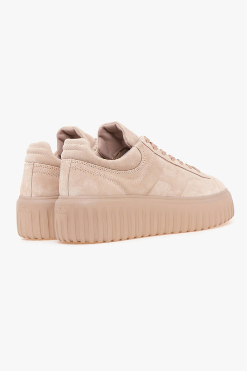 Sneaker H-Stripes in camoscio - 2