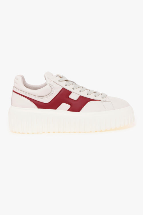 Sneaker H-Stripes in pelle