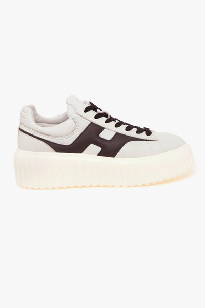 Sneaker H-stripes in pelle