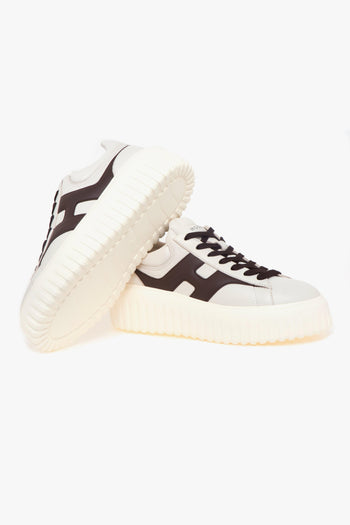 Sneaker H-stripes in pelle - 4