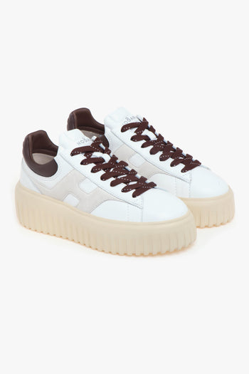 Sneaker H-stripes in pelle e camoscio - 2