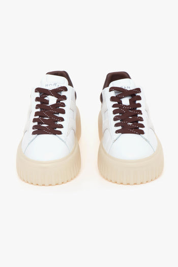 Sneaker H-stripes in pelle e camoscio - 5