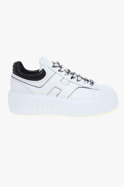 Sneaker H-Stripes in pelle