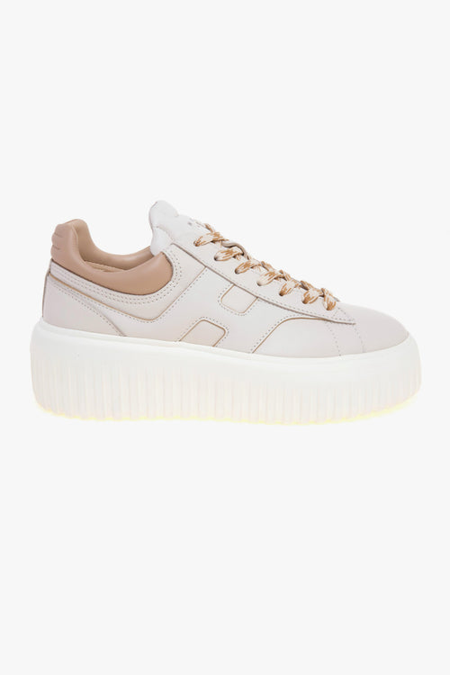 Sneaker H-Stripes in pelle