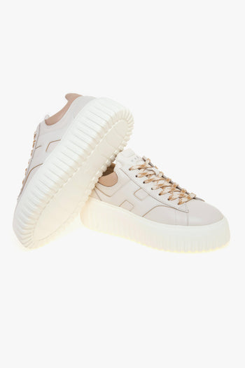 Sneaker H-Stripes in pelle - 4