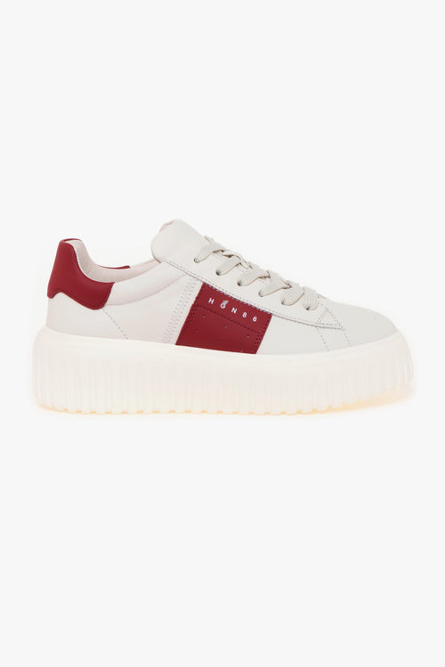 Sneaker H-Stripes in pelle