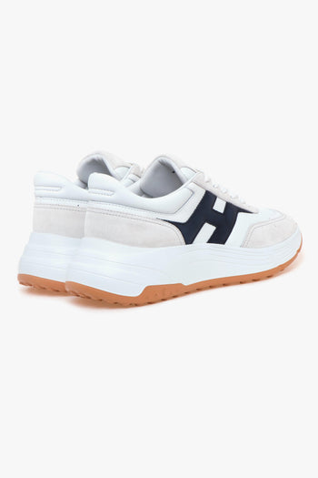 Sneaker Hi-Fi in camoscio e pelle - 3