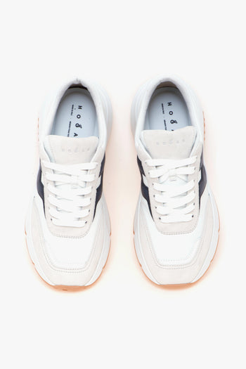 Sneaker Hi-Fi in camoscio e pelle - 5