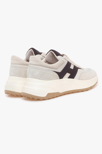 Sneaker Hi-Fi in pelle e camoscio - 3