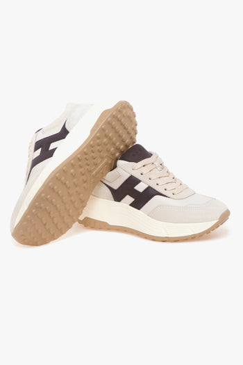Sneaker Hi-Fi in pelle e camoscio - 4