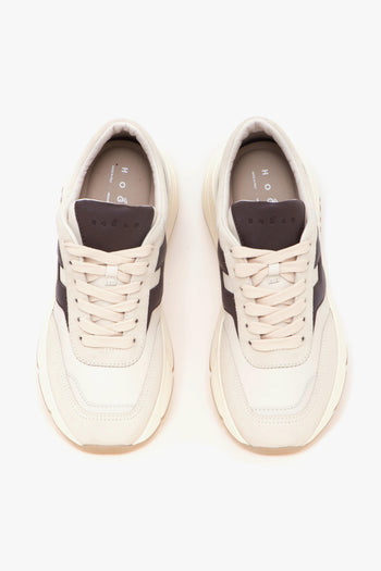 Sneaker Hi-Fi in pelle e camoscio - 5