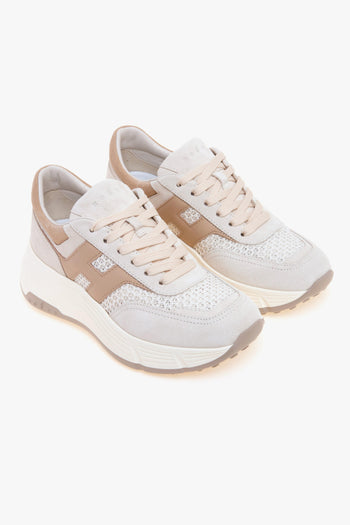 Sneaker Hyperlight in camoscio e tessuto retinato 3D - 2