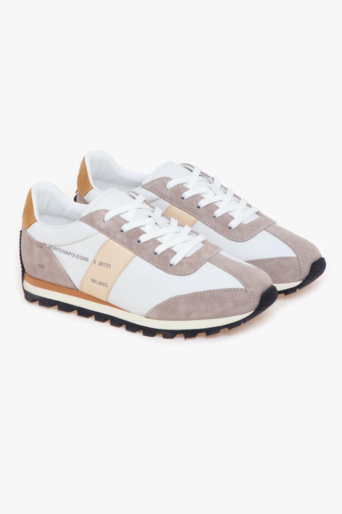 Sneaker 86er in pelle e camoscio - 2