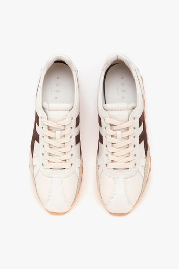 Sneaker 86er in pelle e camoscio - 5