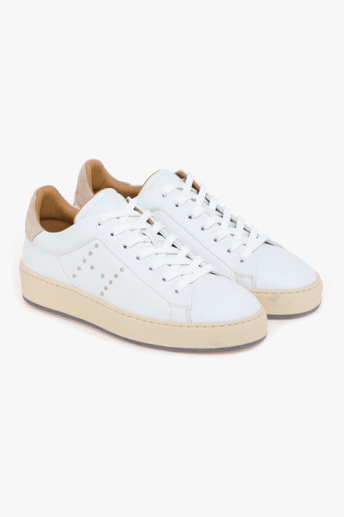 Sneaker H672 in pelle con "H" borchie - 2