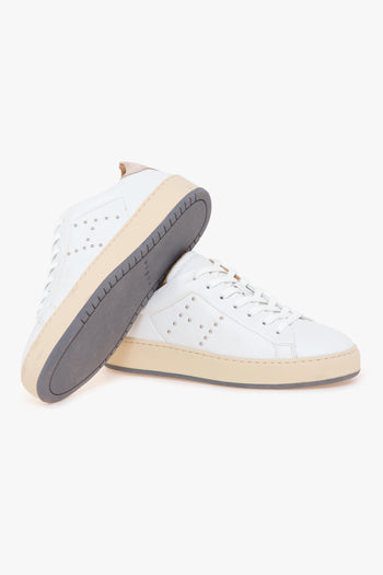 Sneaker H672 in pelle con "H" borchie - 4