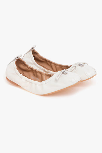 Ballerina H684 in pelle con fiocco - 2